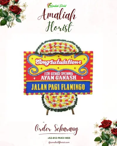 Bunga Papan Congratulation di Tompotikka